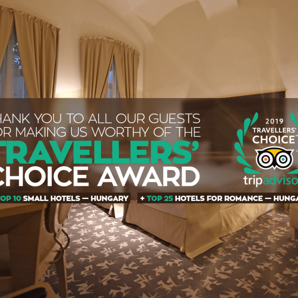 Buda Castle Fashion Hotel wins Tripadvisor Travellers’ Choice Award
